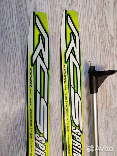 Лыжи беговые fisher 160см