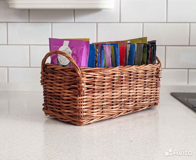Корзина для кухни плетеная
