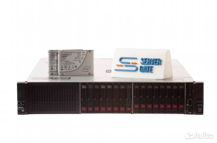 Сервер HP DL380 Gen10 8SFF+8NVMe 2xGold 6154 64GB