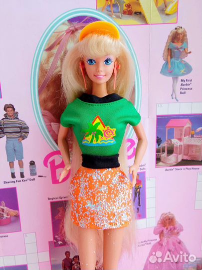 Платье на барби Glitter Hair