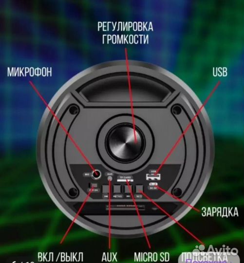 Колонка с караоке ZQS 4239 Bluetooth