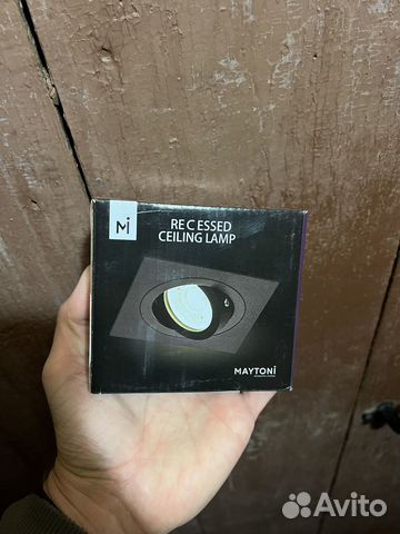 Светильник встраиваемый Maytoni черный
