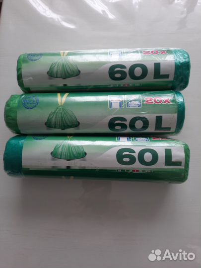 Пакеты для мусора с завязками