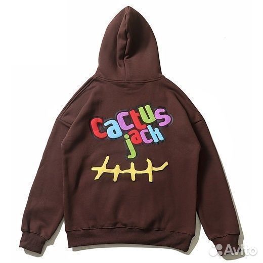 Худи Travis Scott коричневое (M-XXL)