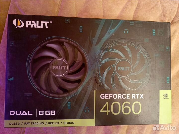 Видеокарта Palit nvidia GeForce RTX 4060 dual NE64