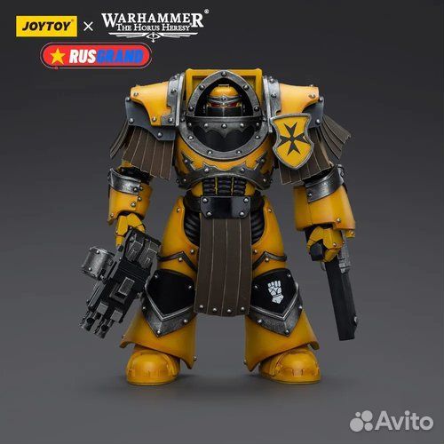 Подвижная фигурка joytoy Warhammer 40000 Imperial Fists Legion Cataphractii Terminator Squad Legion