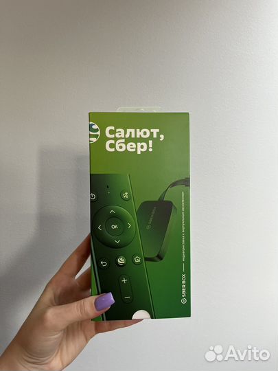 Цифровая тв приставка 4к Сбербокс