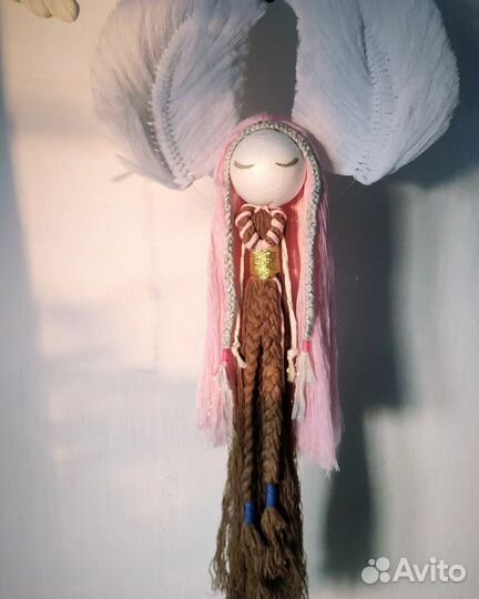 Ангел макраме оберег