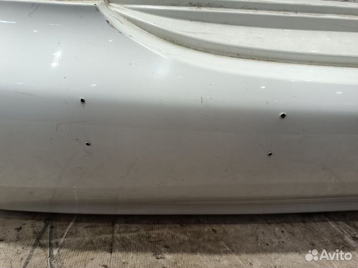 Бампер mitsubishi lancer CS1A CS2A CS3A CS5A CS6A CS7A MN161082WA задний белый, W37 XE233