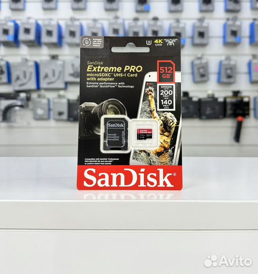 Карта памяти Sandisk Extreme PRO MicroSD 512GB