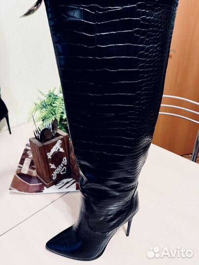 Сапоги ботфорды 