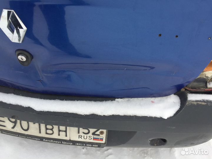 Крышка багажника под ремонт Renault Logan фаза 1