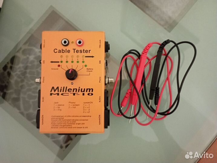 Тестер аудиокабелей Millenium MCT-10