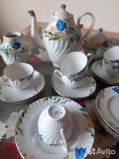 Кофейный сервиз лфз Колокольчик, СССР