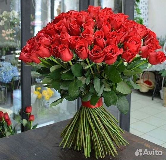 Высокие розы, букеты, цветы Доставка