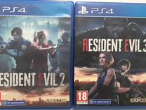 Диски для приставки Resident Evil 2 и 3 ps4/ps5
