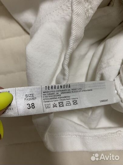 Шорты джинсовые белые H&M 38-40 XS