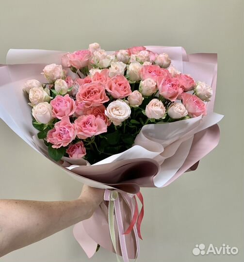 Кустовые розы. Доставка цветов Вологда