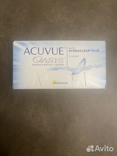 Контактные линзы Аcuvue Oasys (минус 5.25)