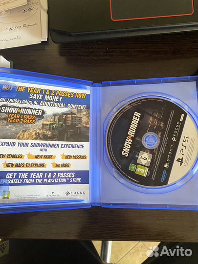 Игра для приставки Snowrunner ps 5