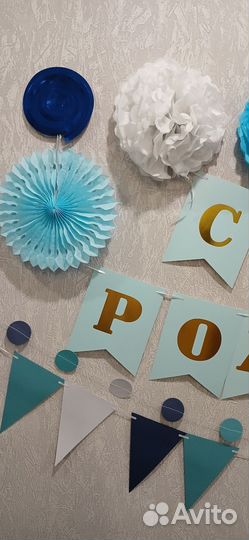 Фотозона на день рождения,гирлянда