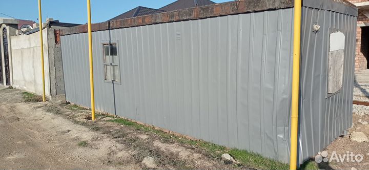 Вагончик бытовка строительная с электричеством