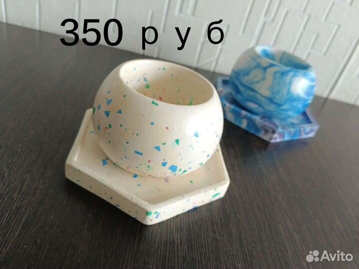 Кашпо из гипса