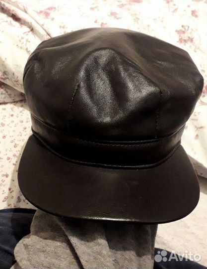 Мужская кепка тёмно-коричневая