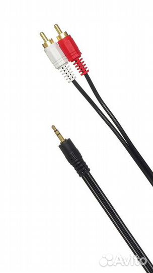 Кабель 3.5 мм Jack (M) - 2xRCA (M), 1,5 м (AV18) п