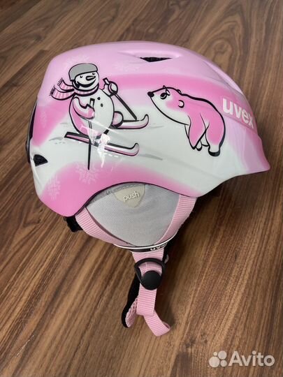 Шлем горнолыжный детский Uvex, 52-54