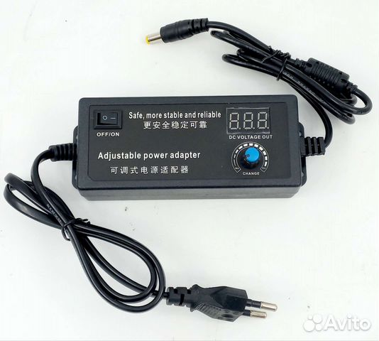 Блок питания регулируемый от 3V до 24V, 3A