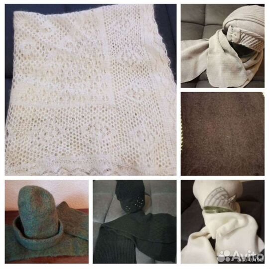 Платок шаль. Шапки- береты