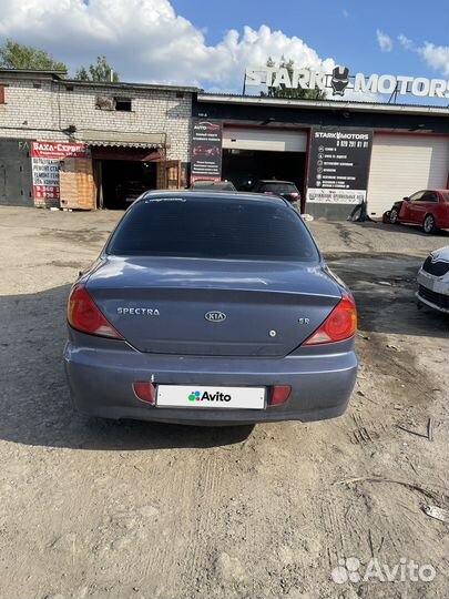 Kia Spectra 1.6 AT, 2004, битый, 144 000 км