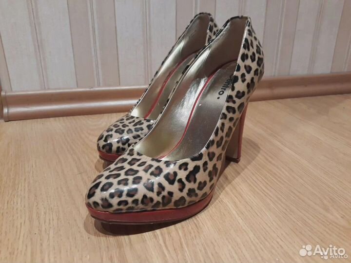 Туфли леопардовые р.39
