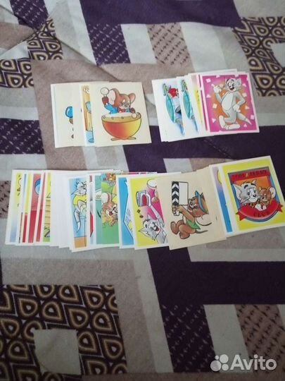 Наклейки для журнала том и джерри panini