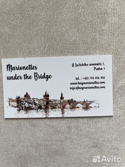 Кукла марионетка известного чешского мастера Ludek