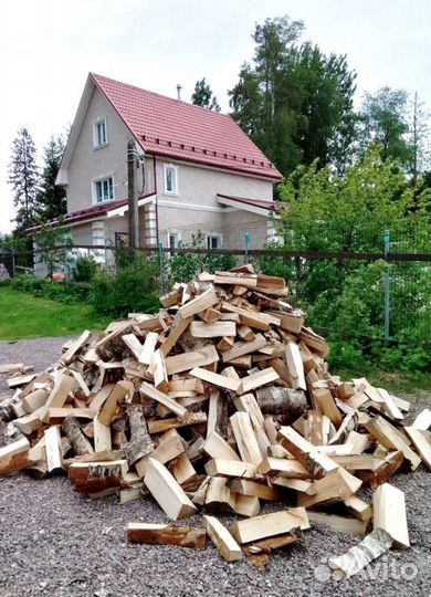 Дрова Береза навалом сухие в Выборге любого объема