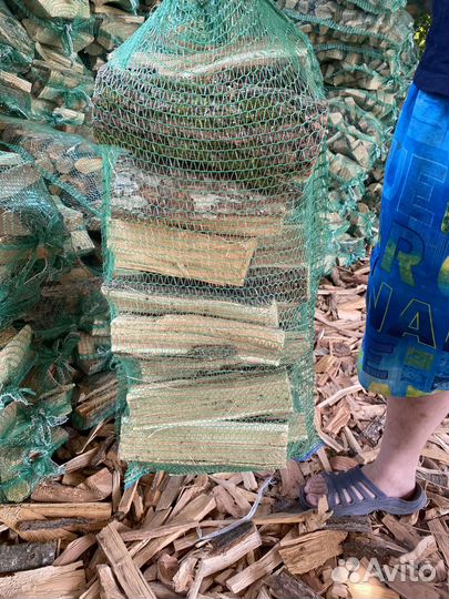 Дрова в сетках