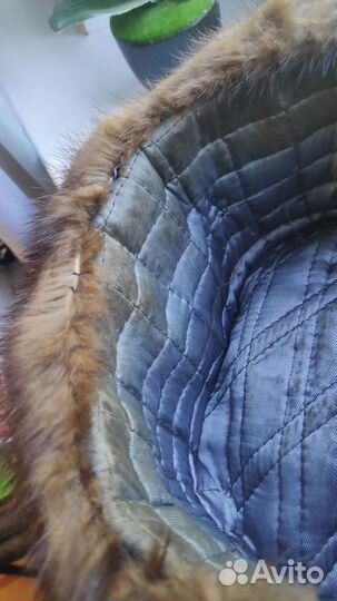 Норковая шапка мужская ушанка