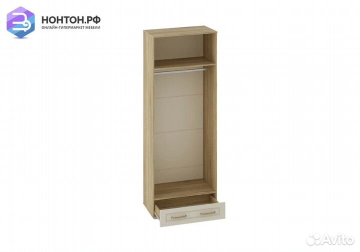 Шкаф двухстворчатый платяной Маркиза дуб сонома