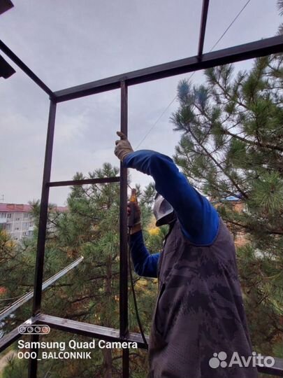 Остекление балконов и лоджий под ключ