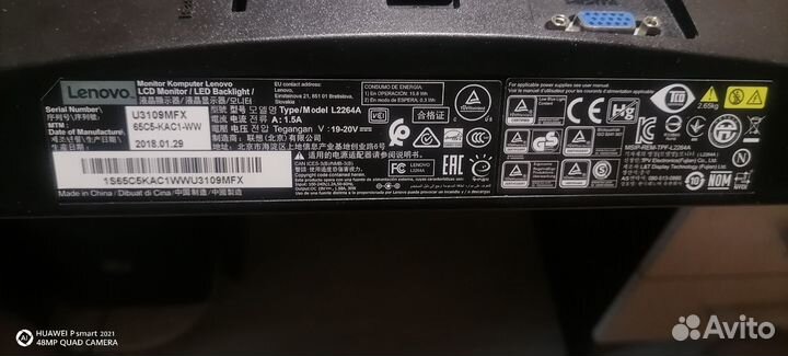 Монитор 22 lenovo в идеальном состоянии