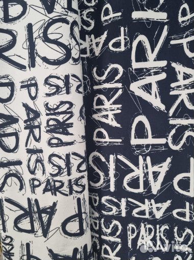 Ткань Футер 2х нитка принт опт