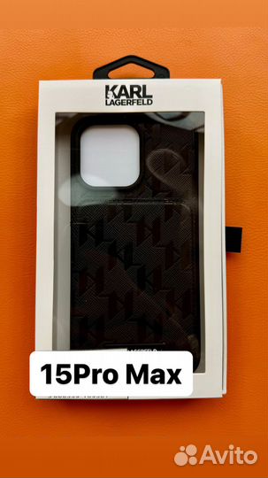 Чехлы Lagerfeld iPhone 15 Pro/Pro Max оригинал