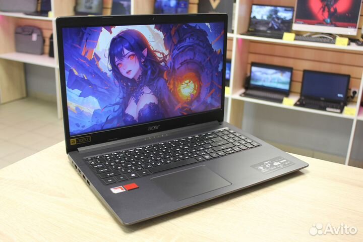 Ноутбук Acer с видеокартой Radeon 530 и SSD Nvme