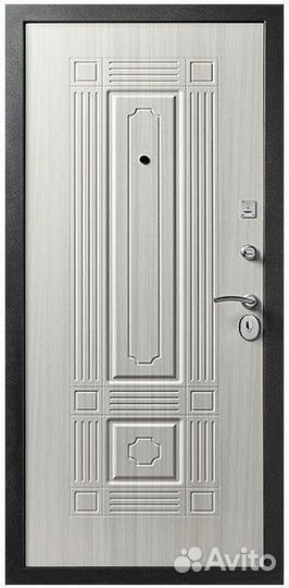 Входная стальная дверь Кондор Мадрид (беленый дуб)