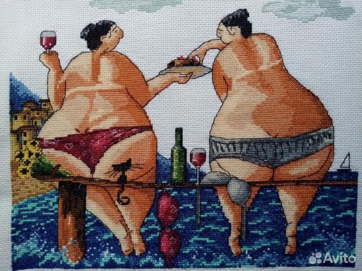 Вышивка крестом по картинам Р.Веста