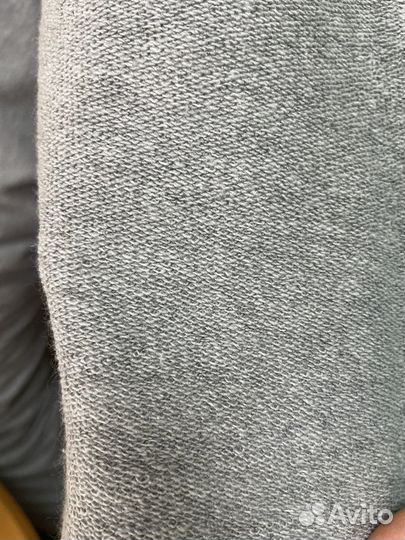 Футер серый меланж