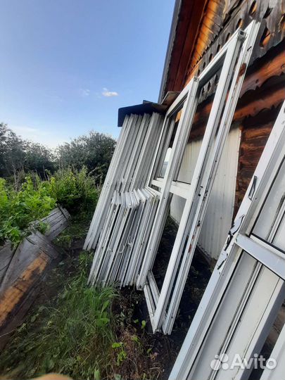 Окна, витражи пластиковые б\у