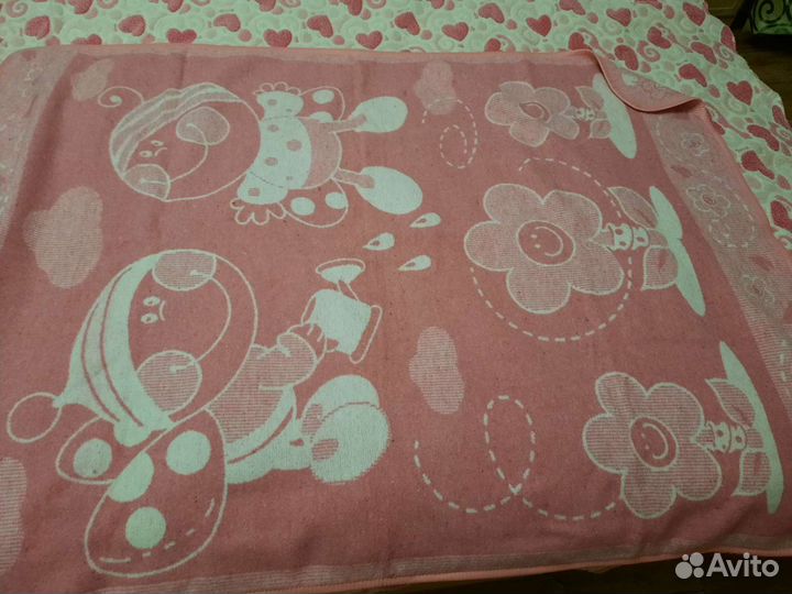 Одеяло детское шерстяное